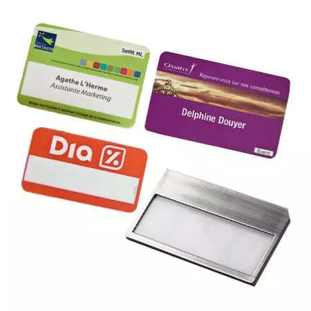 Pin cambio nombre - - Material para empresas y colectividades