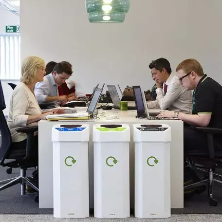 Papelera de cartón para el reciclaje Dcombin 60 litros Doublet