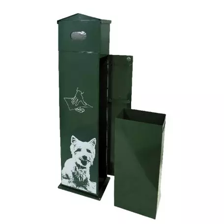 Tradineur - Dispensador de bolsas para excrementos de perro con
