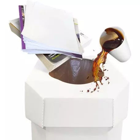 Papelera de cartón para el reciclaje Dcombin 60 litros Doublet