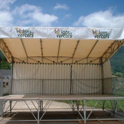 Cobertura de escenario