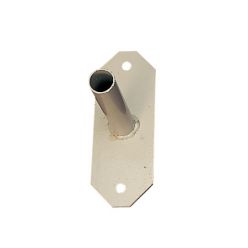 Bases para mástiles de aluminio de fachada