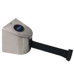 Soporte de pared con cinta retráctil Advance inoxidable 7.7 metros