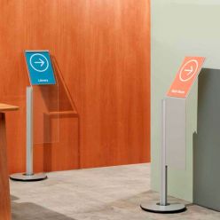 Soporte de pie para carteles A4 Neo