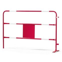 Valla de protección para obras