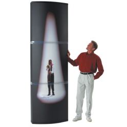 Mostrador publicitario acoplable Oval