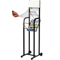 Expositor de revistas para interior y exterior Rainy