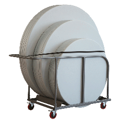 Carro para mesas redondas