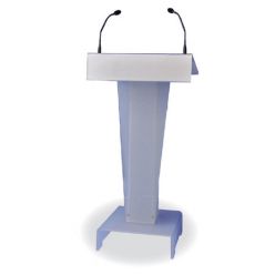Atril de pie para conferencias en metacrilato