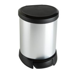 Papelera de plástico con pedal Decobin 5 litros