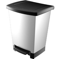 Cubo de basura con pedal Decobin Doble 25 litros