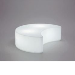 Asiento o mesa baja iluminada modular Moon