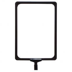 Portadocumentos DIN A4 plástico negro