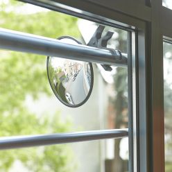 Espejo de seguridad circular ø 20 cm con pinza