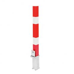 Pilona Rojo/blanca desmontable