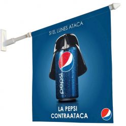 Mástil y bandera para fachada Promo Wall Mast