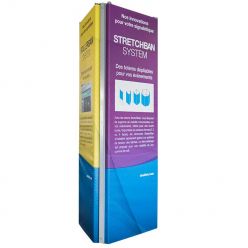 Tótem publicitario de exterior Stretchban