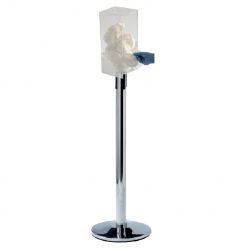 Dispensador de patucos y lags integrados para poste