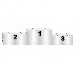 Podium entrega de premios doble Champion