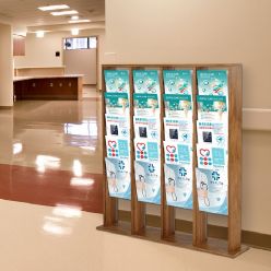 Porta revistas de madera