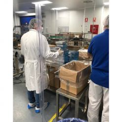 Mampara de protección para puestos de trabajo
