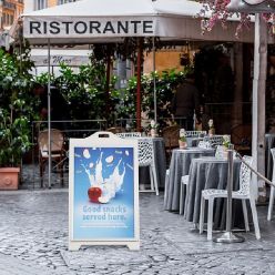 Portapóster publicitario