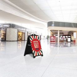 Portapancartas publicitario