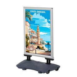 Caballete publicitario de exterior Wind