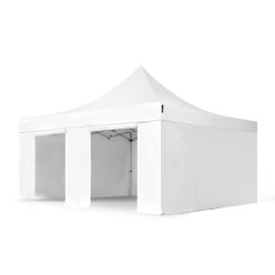 Carpa plegable alum 5x5 m completa blanco oferta