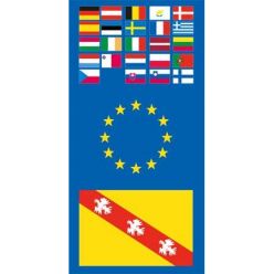 Eurobandera vertical 250 x 120 cm