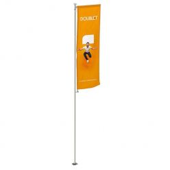 mástil de aluminio con potencia