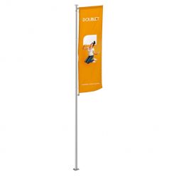 Mástil de aluminio cónico con potencia