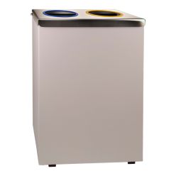 papelera de preselección 2 tapas deluxe