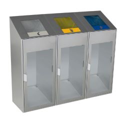 Papeleras de seguridad para aeropuertos, centros comerciales, etc