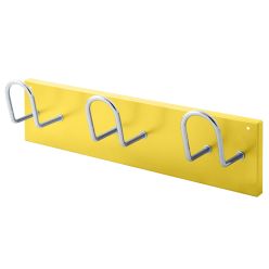colgador para interiores color amarillo