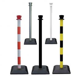 Postes delimitadores en PVC para cadenas  Out