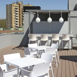 Sillones apilables lisa