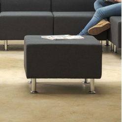 Sillón sin respaldo básico Soft Cube