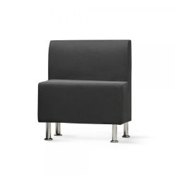 Sillón modular color negro Soft Cube
