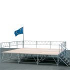 Escenario de Acero galvanizado altura 1,10 m