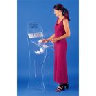 Urna expositor de pie en metacrilato Lotus