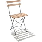 Silla plegable de madera y metal Square