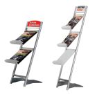 Portacatálogos de metal