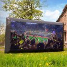 Pared hinchable publicitaria