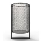 Papelera Jade de exterior para terminal y parking