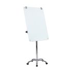 Pizarra de cristal magnética con estructura cromada Demon