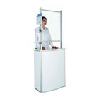 Mostrador con mampara Flip