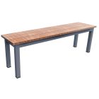 Banco para vestuarios con asiento en madera Serpens