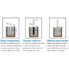 Bases para mástiles de aluminio Cilíndricos