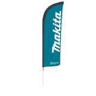 Kit mástil de aluminio y banderola Playa Budget II